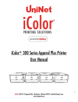 iColor 300 Series User Manual