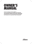 OWNER`S MANUAL