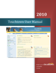 Touchtown User Manual