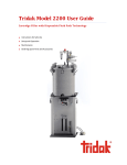 Model 2200 Cartridge Filling System User Guide