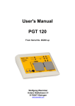 User`s Manual PGT 120