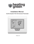 Heating Green HG-122 Installation Manual