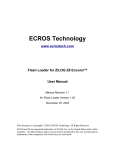 User Manual - ECROS Technology