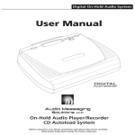 User Manual - Magic On Hold