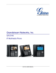 GXV3140 User Manual - Grandstream Networks