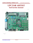 User Manual of LPC2148 Artist Board