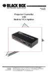 Projector Controller with Built-in VGA Splitter