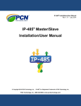 IP-485® Master/Slave Installation/User Manual