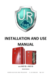 INSTALLATION AND USE MANUAL