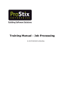 Training Manual - Job Processing V4-7