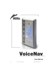 USER MANUAL - Hills - VoiceNav