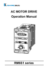 AC MOTOR DRIVE Operation Manual RM6S1 series