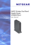 N600 Wireless Dual Band Gigabit Router WNDR3700v3