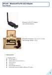 BTLink - Bluetooth to RS-232 Adapter User Manual