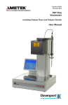 PET Plus Viscometer User Manual