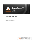 AccuTerm 7 Lite User Manual