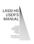 LASSI-HS User`s Manual