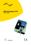 2. Description of the GSM Datalogger DA4