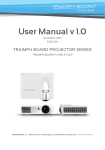 User Manual v 1.0 - TRIUMPH BOARD as