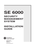 SE6000 Installation Manual - Honeywell Integrated Security