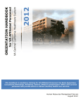 Orientation Handbook for VA Affiliated Personnel