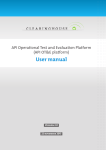 API OT&E platform User manual v2.0