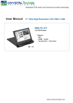 Rackmount Monitor User Manual