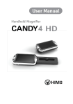 CANDY 4 HD User manual
