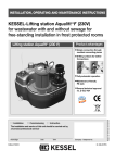 KESSEL-Lifting station Aqualift€F (230V) for wastewater with and