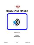 Frequency Finder User Manual, Presented by Secretariat 19