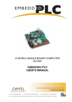 EMBEDDED PLC BL2500 User`s Manual