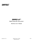 931049D DSPEC-LF User Manual 100% uncompressed for