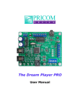 PRICOM Design Dream Player Users Manual