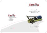 User manual for Exalto windshield wiper Type 280 BS 24 Volt Cat