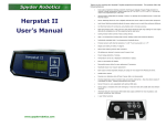 Herpstat II User`s Manual