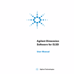 Agilent Dimension Software for ELSD