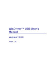WinDriver™ USB User`s Manual