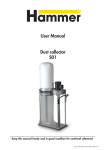 User Manual Dust collector S01