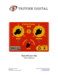 ValveTone `62 manual