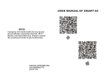 USER MANUAL OF SMART AC