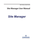 Site Manager User Manual - Emerson Climate Technologies