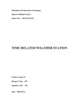 time related weather station - Electrical and Information Technology