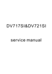 service manual DV717 &DV721SI SI