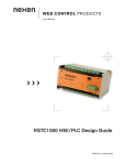 RSTC1000 HMI/PLC Design Guide WEB CONTROL