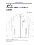 CORDLESS HEATED JACKET - Battery Heated Clothing