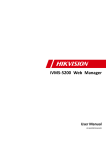 iVMS-5200 Web Manager User Manual