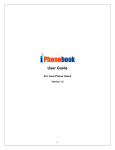 iPhonebook User Manual v1.0