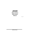 Multi interface RAID system Manual