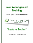 Revit Management Training