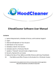 EHoodCleaner Software User Manual